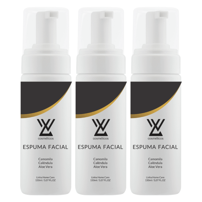 Espuma Facial - KIT 3 Unidades